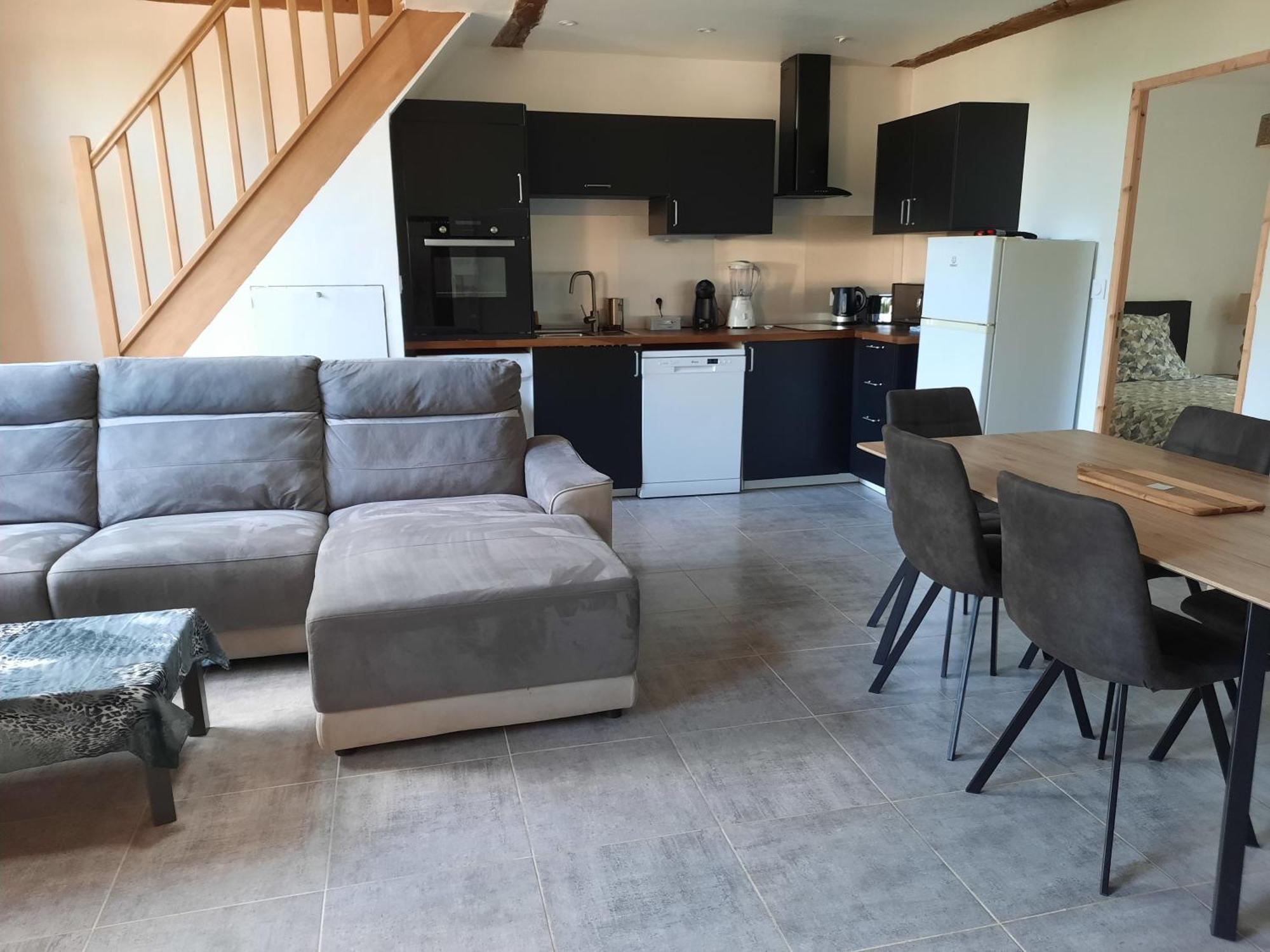 Chez Line Et Pierre: Appartement Spacieux, Lumineux Et Equipe La Bastide-de-Sérou Dış mekan fotoğraf